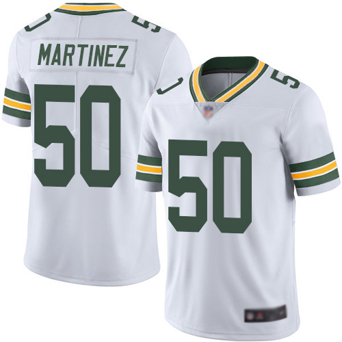 Green Bay Packers Limited White Men 50 Martinez Blake Road Jersey Nike NFL Vapor Untouchable